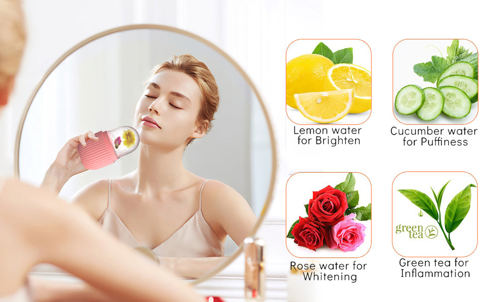 Premium Silicone Ice Cube Roller for Facial Massage