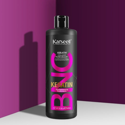 Karseell Brazilian Keratin Straightening Hair Treatment For Dry Damaged & All Hair Types - 500ml