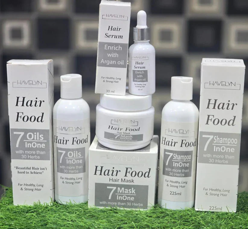 Havelyn 4 in 1 Deal - Includes Hair Food Oil, Onion & Rosemary Extracts Hair Shampoo, Hair Serum and Hair Mask.